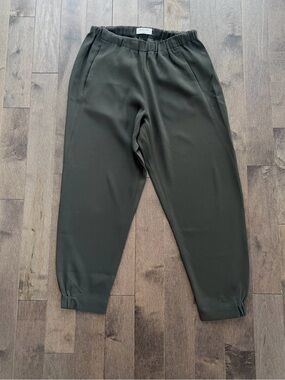 Babaton Olive Green Jogger Pants — Size S